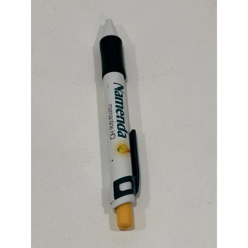 Namenda Memantine HCl Drug Rep Promotional Pen Pharmaceutical Ad Black Ink